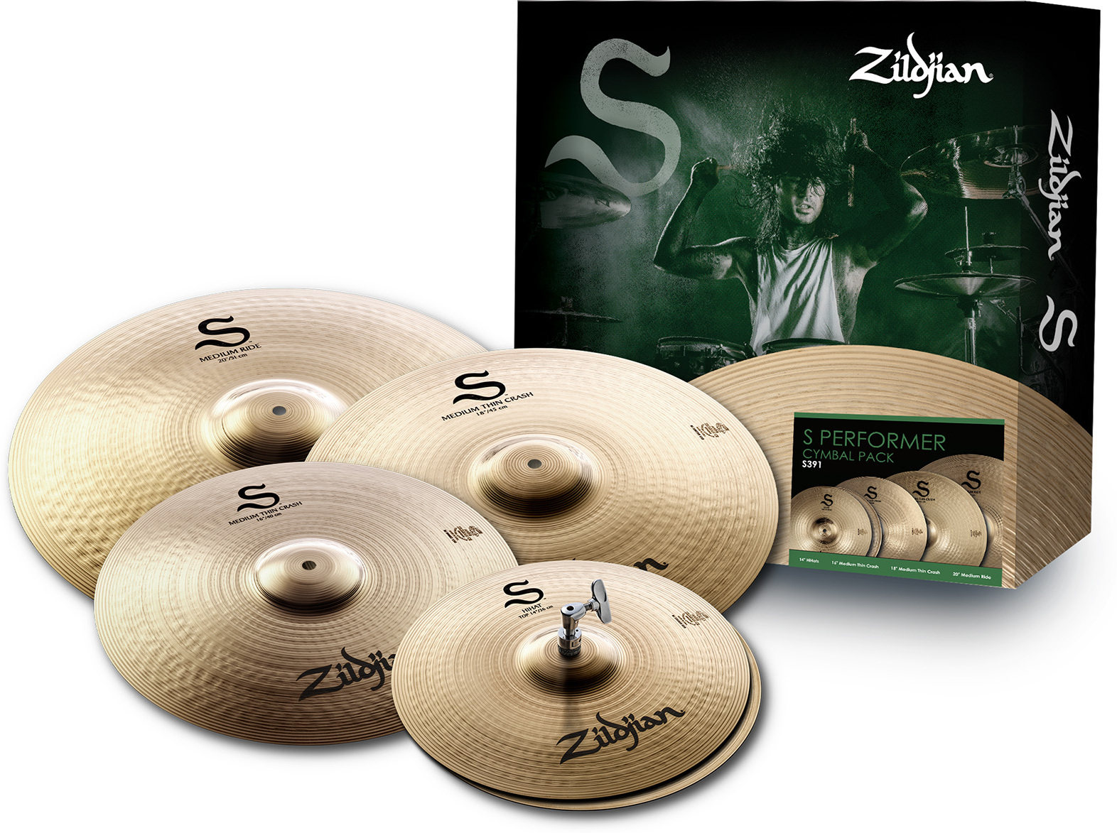 Zildjian Pack Set S Performer 14-16-18-20 - Pack Cymbales - Main picture