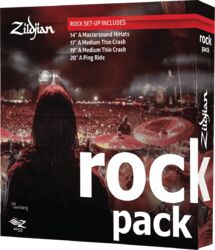 Pack cymbales Zildjian A0801R Rock 14