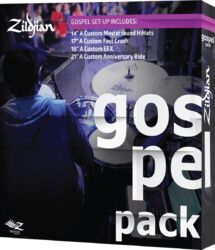 Pack cymbales Zildjian AC0801G A-Custom Pack Gospel