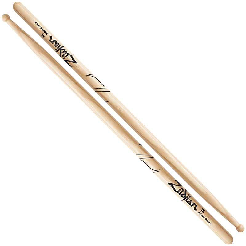 Zildjian Hickory 7a Natural - Olive Bois - Baguette Batterie - Variation 1