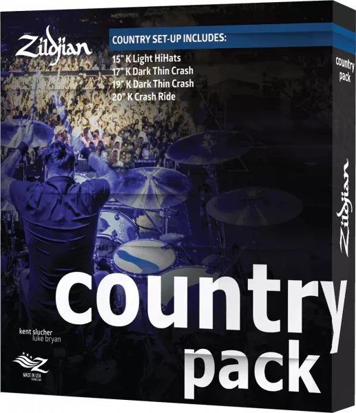 Pack cymbales Zildjian K0801C Série K Country Set