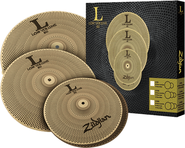 Pack cymbales Zildjian PZI LV468 Pack - Set Low Volume