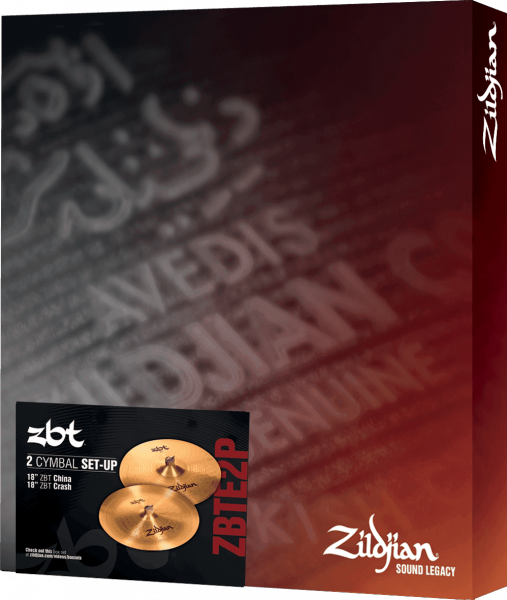 Pack cymbales Zildjian ZBTE2P ZBT Expander China 18