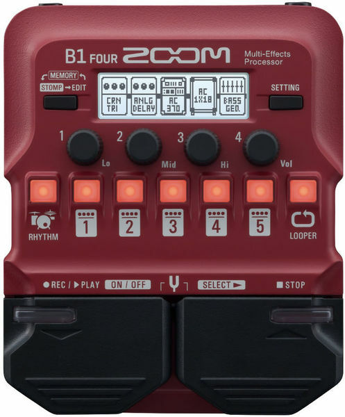 Zoom B1 Four - Multi Effet Basse En Pedalier - Main picture