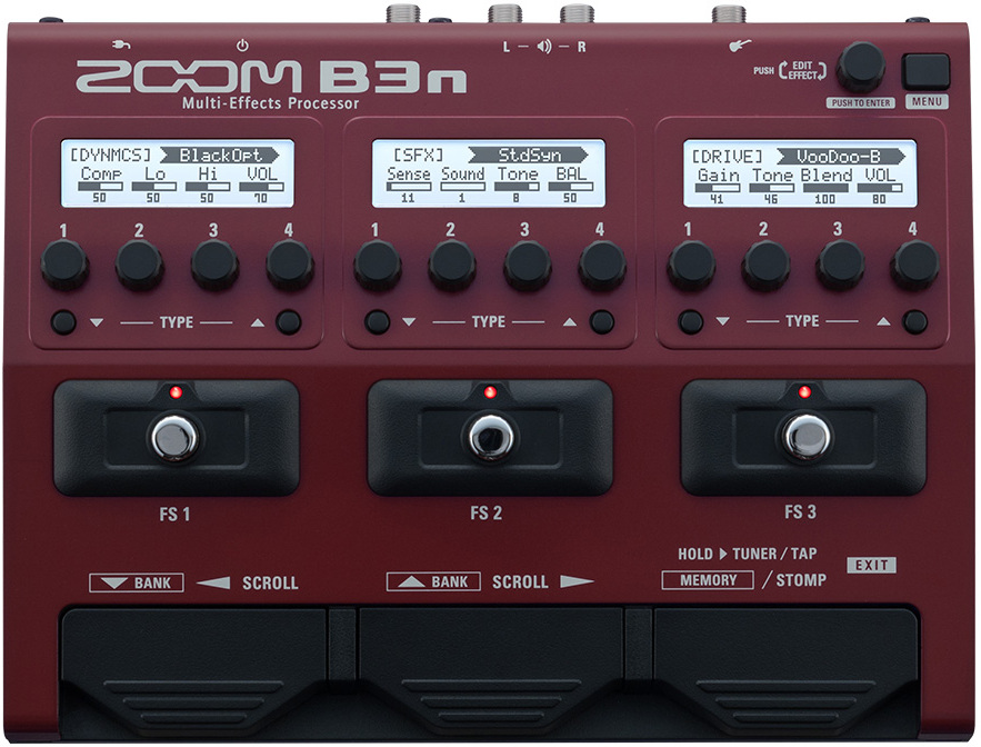 Zoom B3n Bass Multi-effects - Multi Effet Basse En Pedalier - Main picture