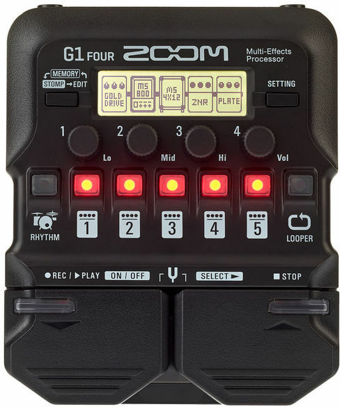Zoom G1 Four - Simulation ModÉlisation Ampli Guitare - Main picture