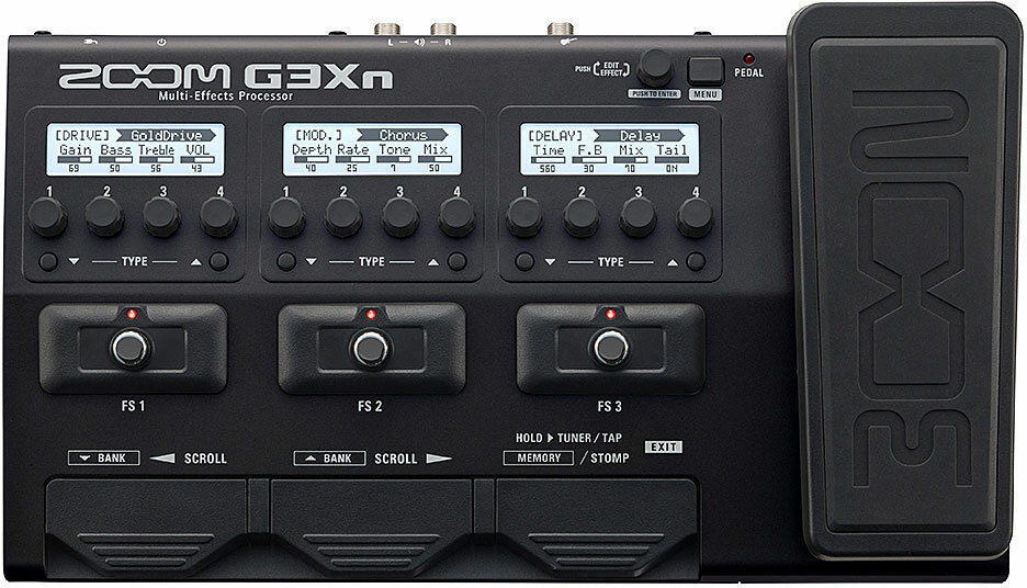 Zoom G3xn Guitar Multi-effects With Expression Pedal - Simulation ModÉlisation Ampli Guitare - Main picture
