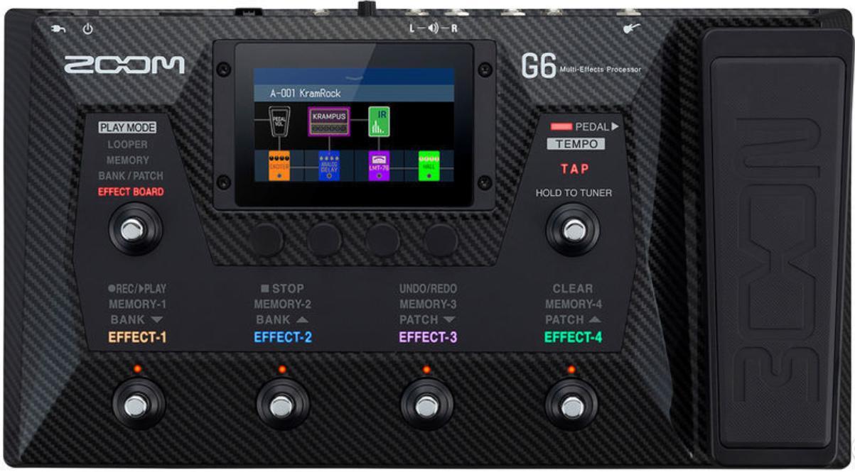 Multi effet guitare électrique Zoom G6