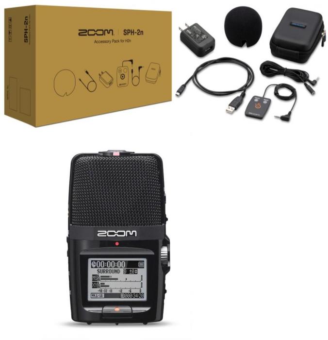Pack home studio Zoom H2N + SPH-2N