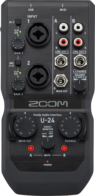 Zoom U-24 - Carte Son Usb - Main picture