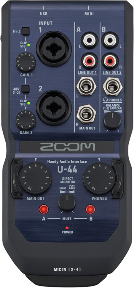 Zoom U-44 - Carte Son Usb - Main picture