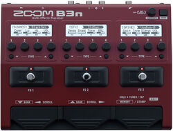 Multi effet basse en pedalier Zoom B3n Bass Multi-Effects