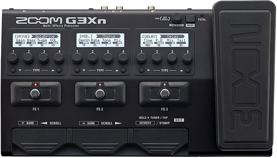 Multi effet guitare électrique Zoom G3Xn Guitar Multieffects