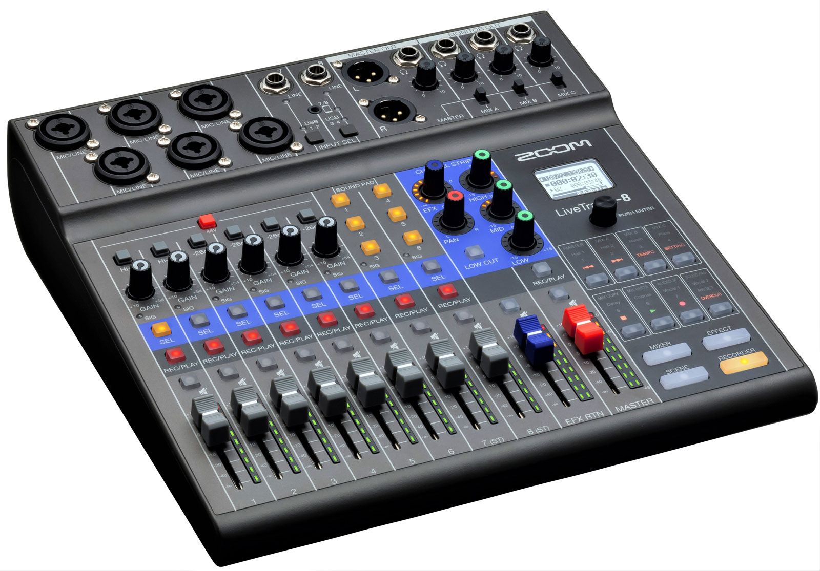 Zoom Livetrak L-8 - Table De Mixage Analogique - Variation 1