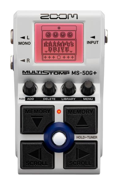 Zoom MS-50G+ Multistomp Multieffect for electric guitar