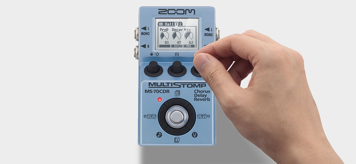 Zoom Ms-70cdr Multistomp - PÉdale Chorus / Flanger / Phaser / Tremolo - Variation 1